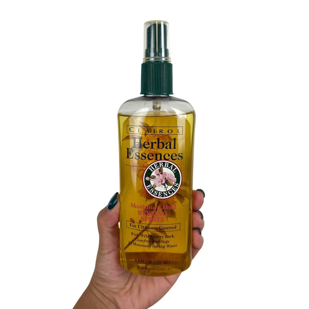 1995 Clairol Herbal Essences Maximum Hold Styling Spritz Hair Spray